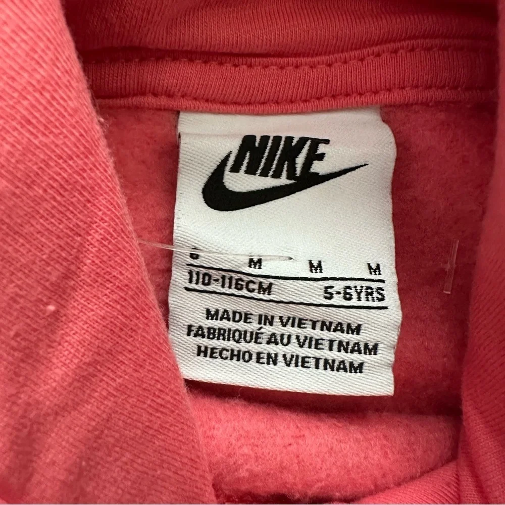Nike Kids Pink Hoodie Size 5-6 Girls
